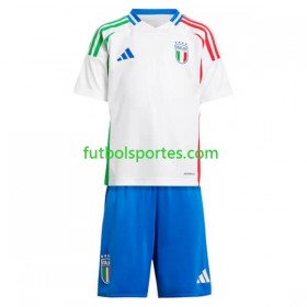 Camiseta Italia Niño Segunda Equipación Euro 2024